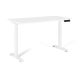 Desk/Table with adjustable height UNIQUE ACTIVE I 14-C103W-W-160-YZ-02 white frame and top, 160X70 cm