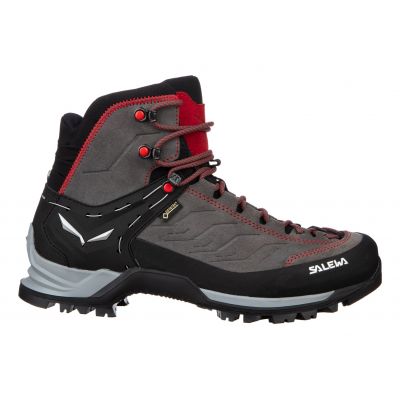 7. Salewa MTN Trainer Mid GTX Men's Adult Dark Grey, Gray, Red