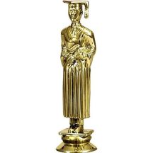 Plastic school figurine - male graduate - F702/G F87/G