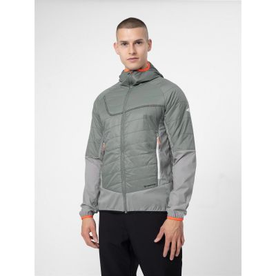 Men's trekking jacket with primaloft® black insulation eco filling 4F 4FSS23TDJAM101-24S