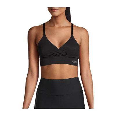 2. CASALL Wrap Sports Bra Black