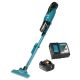 2. Makita DCL286FRF Stick Vacuum Cleaner/Electric Brush 2-in-1 Stand Vacuum Cleaner Battery Dry Cyclonic Bagless 0.25L 100W Black, Blue 3Ah