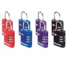 MASTER LOCK 4686EURT suitcase padlock Luggage combination lock Zinc Black, Blue, Purple, Red