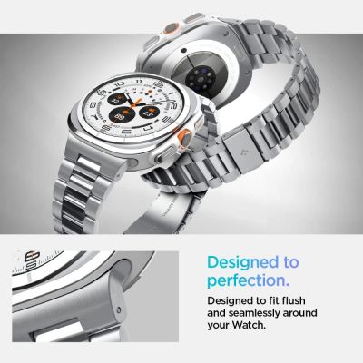 13. Spigen Modern Fit Band Bracelet for Samsung Galaxy Watch Ultra 47mm - Silver