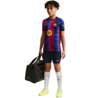 9. Nike FC Barcelona 2026/27 Stadium Home Kids' Jersey Burgundy Blue II1624 683