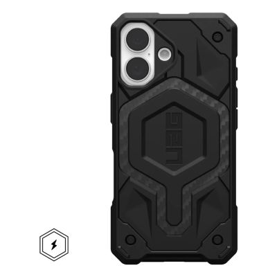 6. UAG Monarch Pro - protective case for iPhone 16 compatible with MagSafe (carbon fiber)