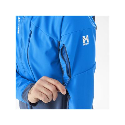 11. MILLET MM White Shield Jacket Navy Blue
