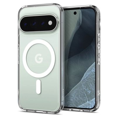 2. Spigen Ultra Hybrid Mag MagSafe Case for Google Pixel 11 Pro - Clear and White