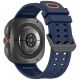 2. Tech-Protect Silicone Air Strap for Samsung Galaxy Watch Ultra 47mm - Navy Blue