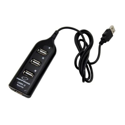 4. Hub Esperanza EA116 (4x USB 2.0; black)