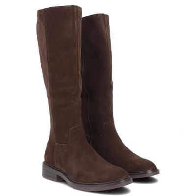 4. Brown leather boots with stretch Filippo DKZ8222