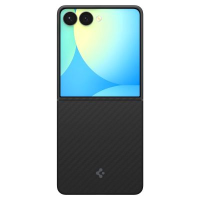 3. Spigen AirSkin Aramid Case for Samsung Galaxy Z Flip 7 - Black