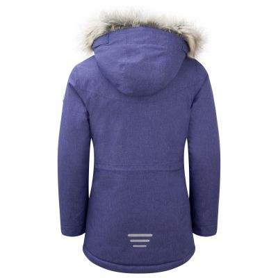 2. Trollkids Girls Oslo Coat XT insulated winter jacket with hood, purple (180-154)
