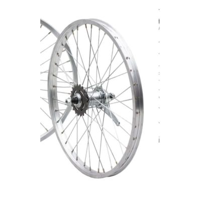 20'' rear torpedo wheel, standard silver rim