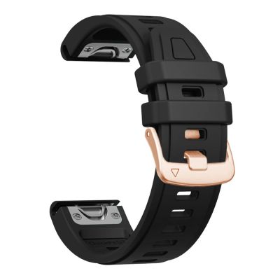 3. Tech-Protect Silicone Strap for Garmin Fenix 5S / 5S Plus / 6S / 6S Pro / 7S / 8 / 9 / 9 Pro (43 mm) – Black