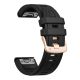 3. Tech-Protect Silicone Strap for Garmin Fenix 5S / 5S Plus / 6S / 6S Pro / 7S / 8 / 9 / 9 Pro (43 mm) – Black
