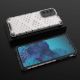 19. Honeycomb case armored cover with a gel frame for Samsung Galaxy A73 transparent