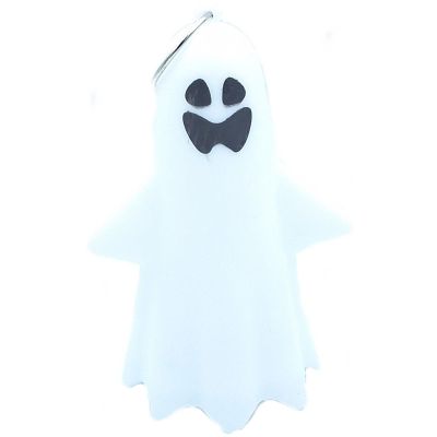 DECORATIVE LED GHOST KEY RING WITH BOW