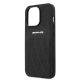 6. AMG AMHCP13LOSDBK iPhone 13 Pro / 13 6.1" black/black hardcase Leather Curved Lines