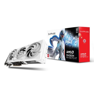 8. graphics card SAPPHIRE PURE RX 9070 XT GAMING OC 16GB