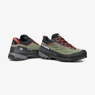 6. Scarpa Rapid XT GTX Women's Approach Shoes - Birch/Coral Size: 38
