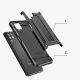 5. Hybrid Armor Case Tough Rugged Cover for Samsung Galaxy A22 4G silver
