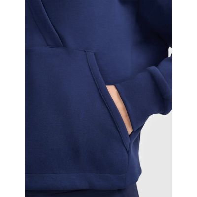 3. Women's envelope hoodie made of very soft knit fabric 4F 4FWAW26TSWSF2661-31S