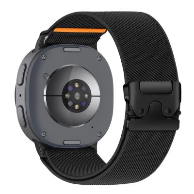 2. Tech-Protect Nylon Clasp Strap for Samsung Galaxy Watch 40/44/46 mm - Black
