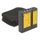 3. DeLOCK 86407 Network Cable Tester Twisted Pair Cable Tester Black