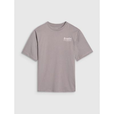 6. Girls' oversize T-shirt with print 4F 4FJRSS25TTSHF2586-83S