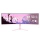 Arozzi Nova 49” Curved Computer Monitor 124.5 cm (49") 5120 x 1440 px Dual QHD LED Pink