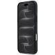 5. Mercedes Leather Semi Wrap with Iconic Line MagSafe Case for iPhone 18 Pro Max / 17 Pro Max - Dark Gray
