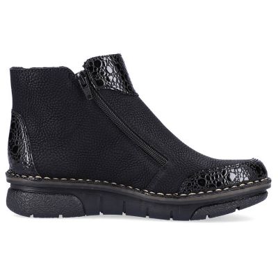 9. Comfortable, insulated ankle boots with zippers Rieker W RKR555