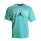 5. Men's Air Jordan Brooklyn Arch Logo T-shirt Washed Teal - IB7347-392