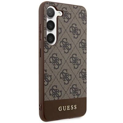 4. Guess 4G Stripe Collection case for Samsung Galaxy S24+ - brown