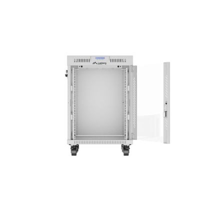 4. Lanberg FF01-6615-12SL Freestanding Rack 15U Gray