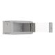 20. LANBERG WALL-HUNG RACK CABINET 19" 4U 540X350 GRAY GLASS DOOR (FLAT PACK)
