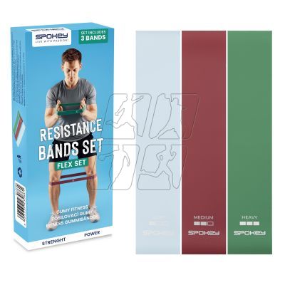 10. Spokey Flex Set SPK-943086 resistance bands 