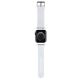 2. Karl Lagerfeld 3D Rubber Karl&Choupette Heads strap for Apple Watch 42/44/45/49mm - white