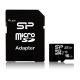 Silicon Power microSDHC Elite 16GB CL10 UHS-1 (U1) memory card + microSD-SD ADAPTER (SP016GBSTHBU1V10SP)