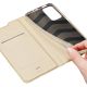 8. Dux Ducis Skin Pro Holster Case Cover Flip Poco M4 Pro 5G gold