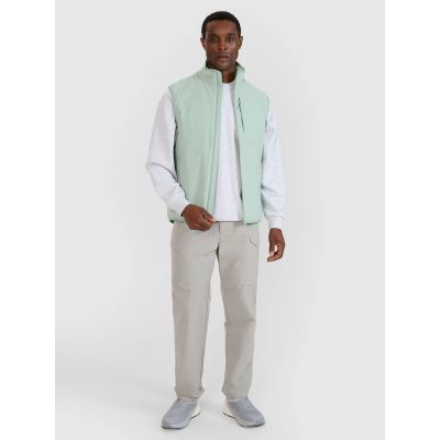 5. Men's sleeveless vest with stand-up collar 4F 4FWSS25TVJAM194-47S