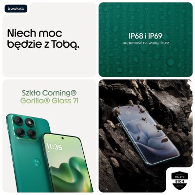 8. Motorola Moto Edge 70 Fusion 5G 8/256 GB Sport Green Smartphone