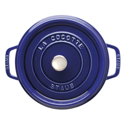 2. Staub 40510-283-0 Casserole Pot 3.8 l Blue