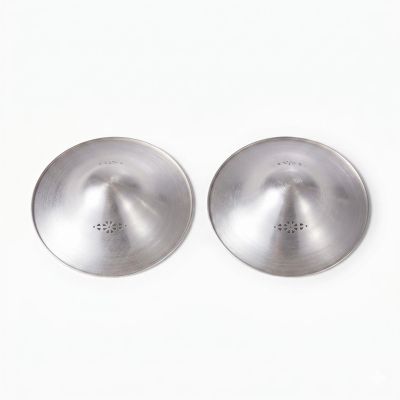 Momcozy NS005 | Silver Breastplates | Made of .999 sterling silver, 45mm, 2 pieces