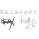 11. Equip 650328 TV mount 139.7 cm (55") Black