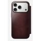 5. NOMAD Modern Leather Folio - MagSafe-compatible leather case for iPhone 17 Pro, Horween leather (burgundy)