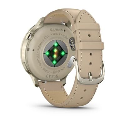 7. Garmin Venu 4, 41mm AMOLED Light Sand Watch