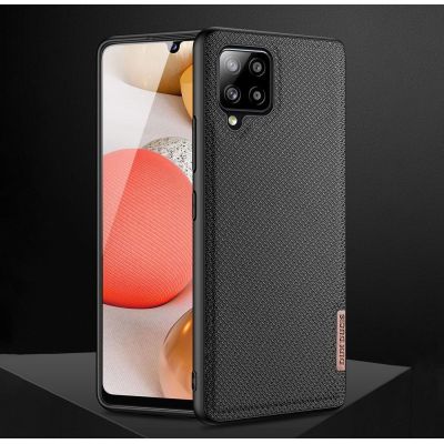 11. Dux Ducis Fino case covered with nylon material for Samsung Galaxy A42 5G green