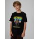 Boy's regular printed T-shirt 4F 4FJKAW26TTSHM4456-20S